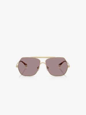 Michael Kors Denver Sunglasses In Gold