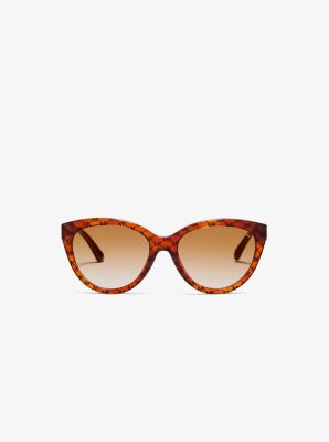 Michael kors leopard print 2024 sunglasses