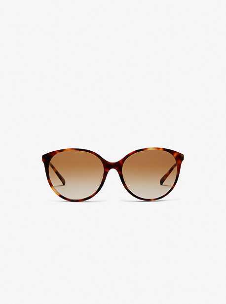 Accessories Sunglasses Round Sunglasses Michael Kors Round Sunglasses black-light orange themed print casual look 