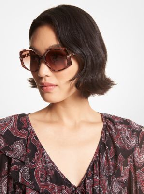 Cheyenne Sunglasses in PINK TORTOISE | Michael Kors
