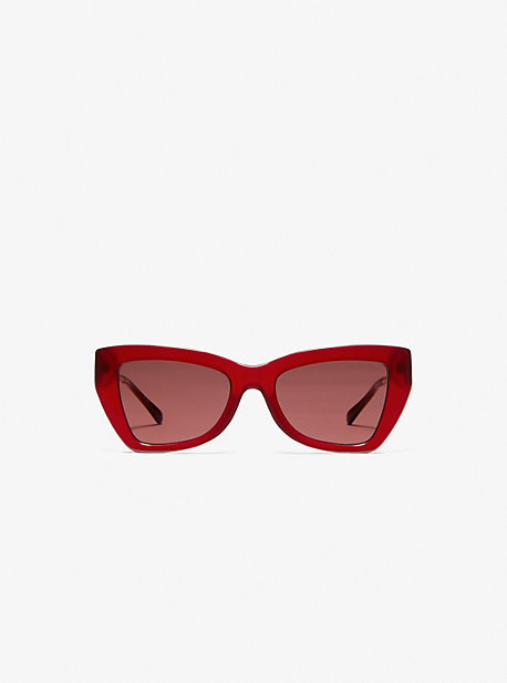 Michael Kors Montecito Sunglasses In Red