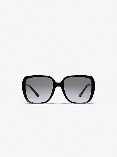 Shop Michael Kors Albany Sunglasses In Black