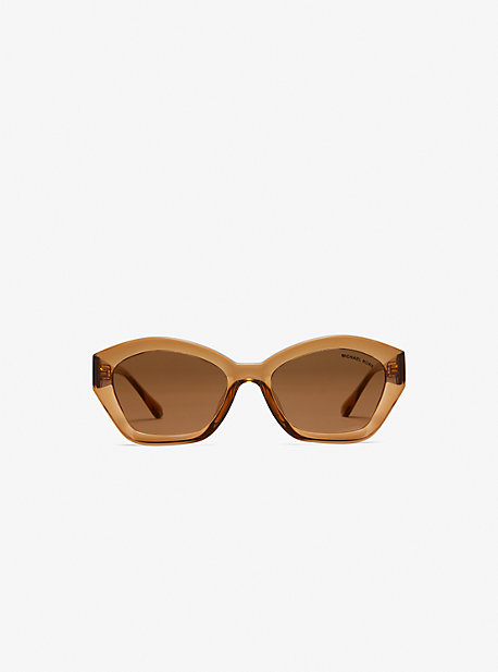 Shop Michael Kors Bel Air Sunglasses In Brown