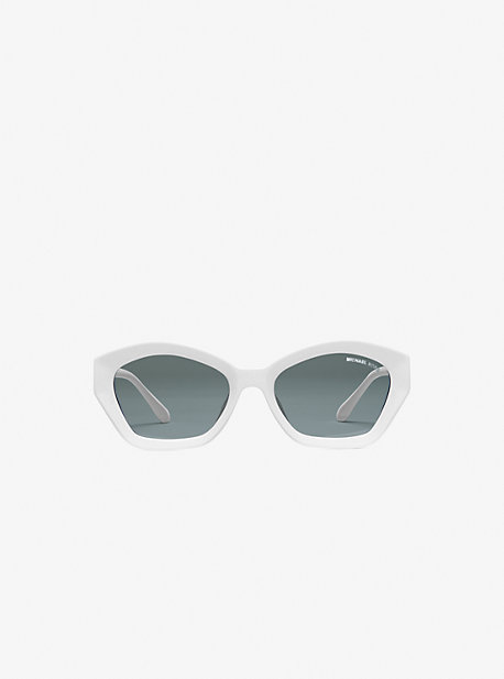 Shop Michael Kors Bel Air Sunglasses In White