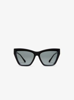 Shop Michael Kors Dubai Sunglasses In Black