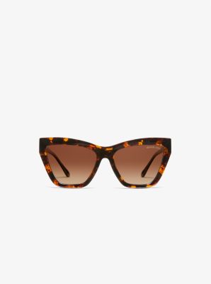 Shop Michael Kors Dubai Sunglasses In Brown