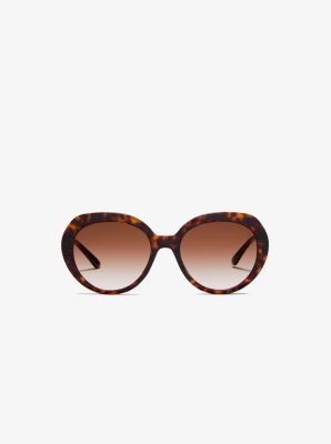 Shop Michael Kors San Lucas Sunglasses In Brown