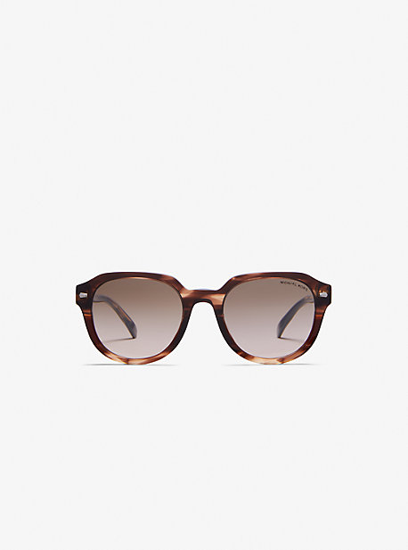 Shop Michael Kors Eger Sunglasses In Brown