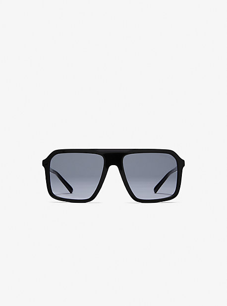 Shop Michael Kors Murren Sunglasses In Black