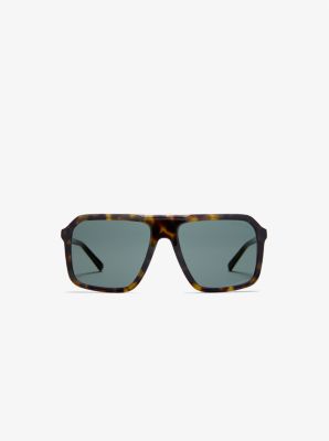 Shop Michael Kors Murren Sunglasses In Green