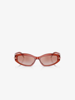 Occhiali da sole Wilmington in ROSSO BRUCIATO | Michael Kors