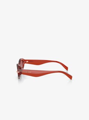 Occhiali da sole Wilmington in ROSSO BRUCIATO | Michael Kors