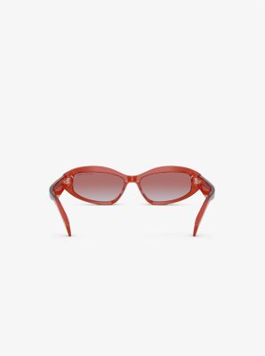 Occhiali da sole Wilmington in ROSSO BRUCIATO | Michael Kors