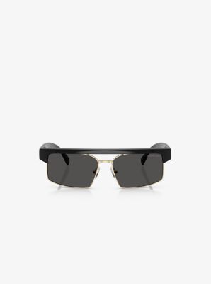 Michael Kors Saint Lucia Sunglasses In Black