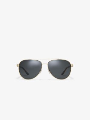michael kors black aviator sunglasses