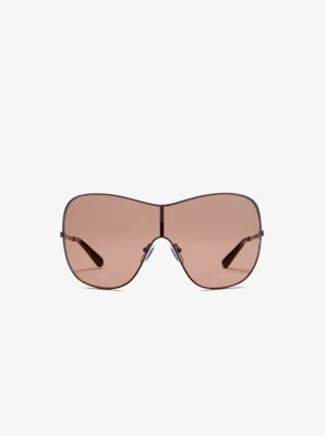 Shop Michael Kors Park Avenue Sunglasses In Brown