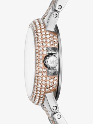 Camille Two-Tone Watch And Pavé Cuff Set | Michael Kors Canada [CA]