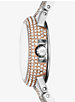 Camille Two-Tone Watch And Pavé Cuff Set image number 1