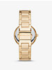 Mini Gabbi Pavé Gold-Tone Watch and Heart Bracelet Set image number 2