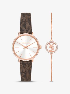 Michael Kors Ladies Pyper Gold Stainless Steel Watch – Canada