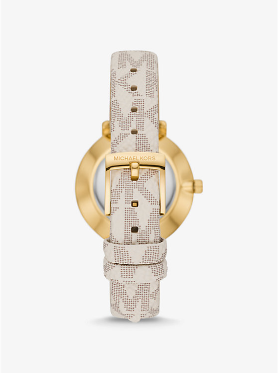 Pyper Logo and Gold-Tone Watch and Bracelet Set image number 2