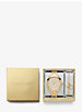 Pavé Gold-Tone Watch and Heart Bracelet Set image number 4