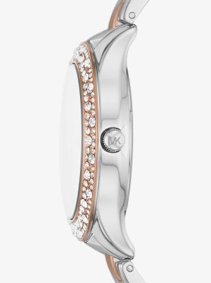 Liliane Pavé Two-Tone Watch and Bracelet Gift Set image number 1