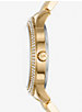 Mini Tibby Gold-Tone Pavé Watch and Bracelet Gift Set image number 1