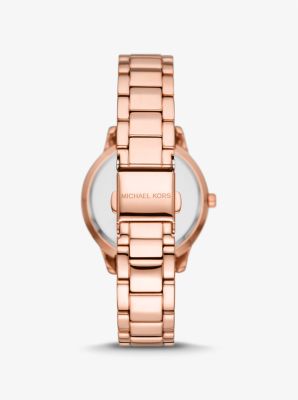 Mini Tibby Rose Gold-Tone Pavé Watch and Bracelet Gift Set image number 2