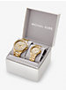 Lennox His and Hers Pavé Gold-Tone Watch Set image number 4