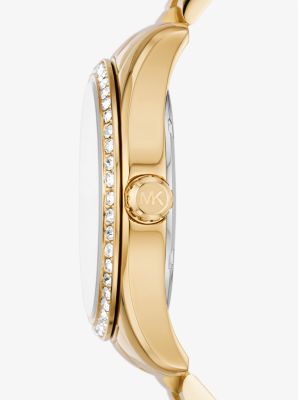 Lexington Pavé Gold-Tone Watch and Jewelry Gift Set | Michael Kors