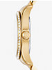 Lexington Pavé Gold-Tone Watch and Jewelry Gift Set image number 1
