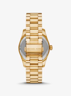 Lexington Pavé Gold-Tone Watch and Jewelry Gift Set