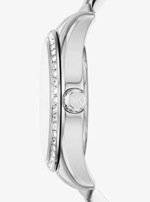 Set bracciale e orologio Lexington tonalità argento con pavé image number 1