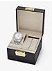 Lexington Pavé Silver-Tone Watch and Bracelet Set image number 3
