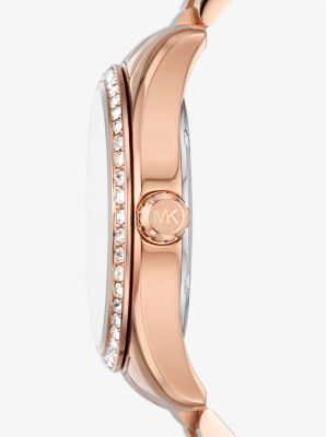 Lexington Pavé Rose Gold-Tone Watch and Jewelry Gift Set | Michael Kors