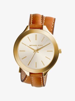 Slim Runway Double-Wrap Watch | Michael Kors