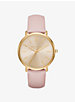 Jaryn Gold-Tone Leather-Band Watch image number 0