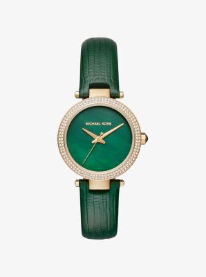 green michael kors watch