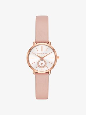 michael kors portia rose gold watch