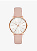 Pyper Rose Gold-Tone Leather Watch image number 0
