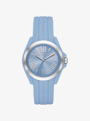 Bradshaw Silver Tone and Silicone Watch Michael Kors Canada