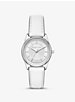 Colette Silver-Tone and Leather Watch image number 0