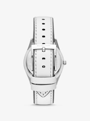 Colette Silver-Tone and Leather Watch image number 2