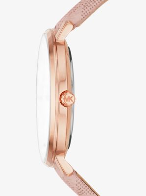 Montre Pyper de ton or rose à logo