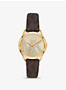Jaycie Logo and Gold-Tone Watch image number 0