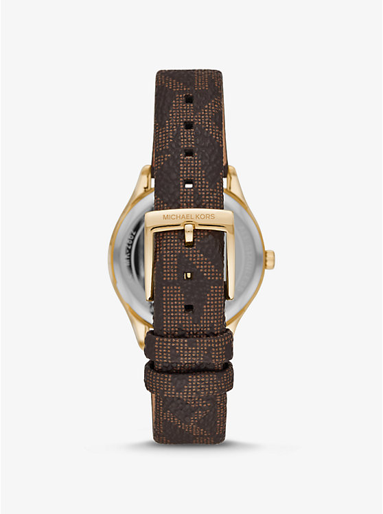 Jaycie Logo and Gold-Tone Watch image number 2