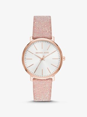 michael kors women's crystal watch