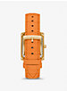 Emery Pavé Gold-Tone and Crocodile Embossed Leather Watch image number 2