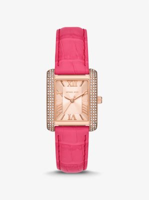 Montre michael discount kors bracelet cuir